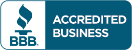 BBB- accredited business logo